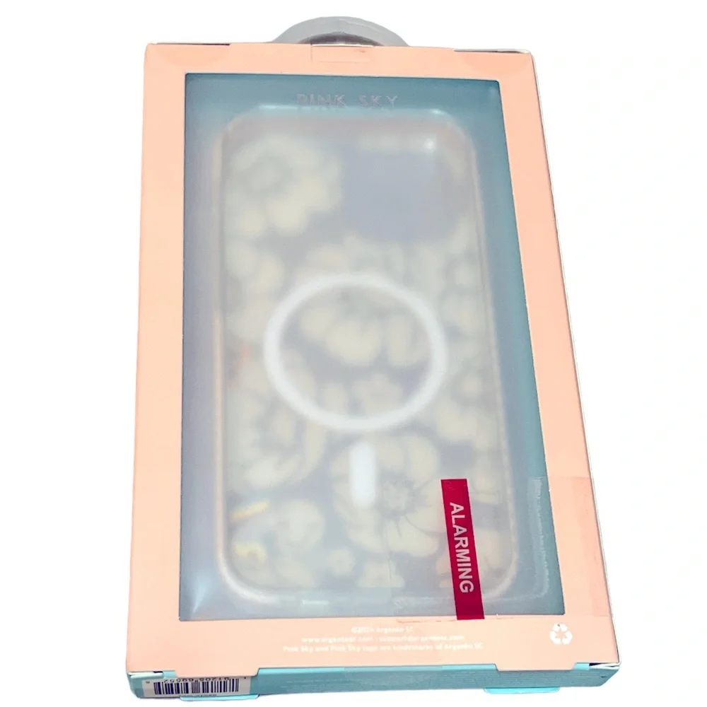 NEW PINK SKY WILD PEONY protective phone case for iPhone 12/13 PRO MAX